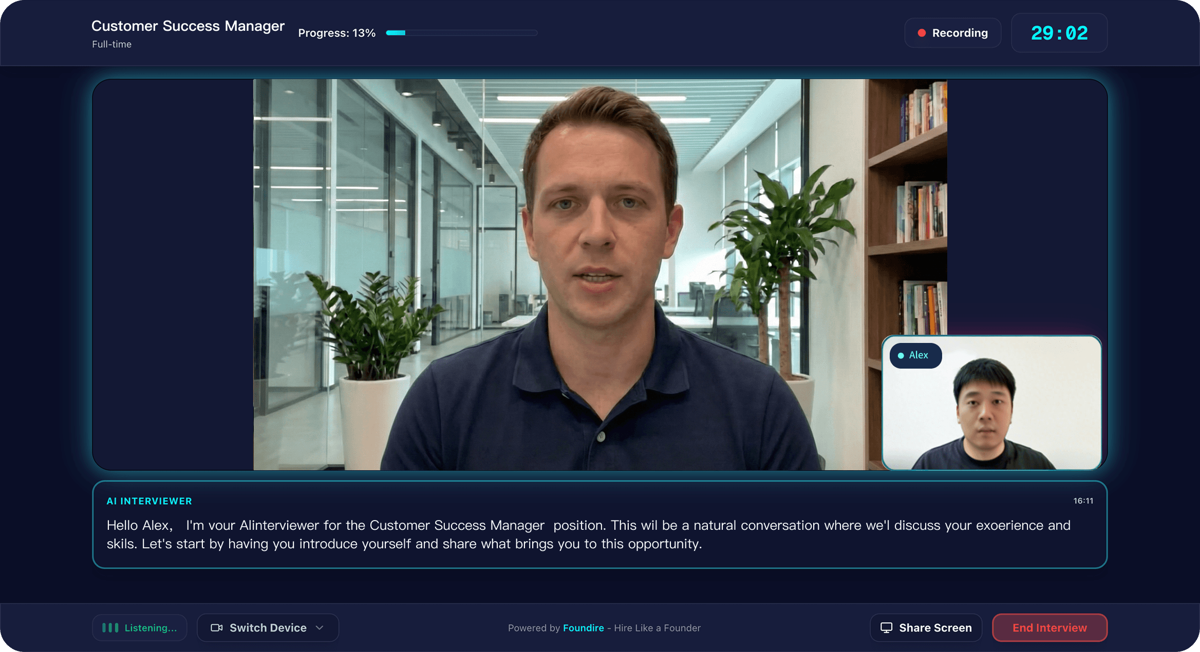 Conversational AI Interview