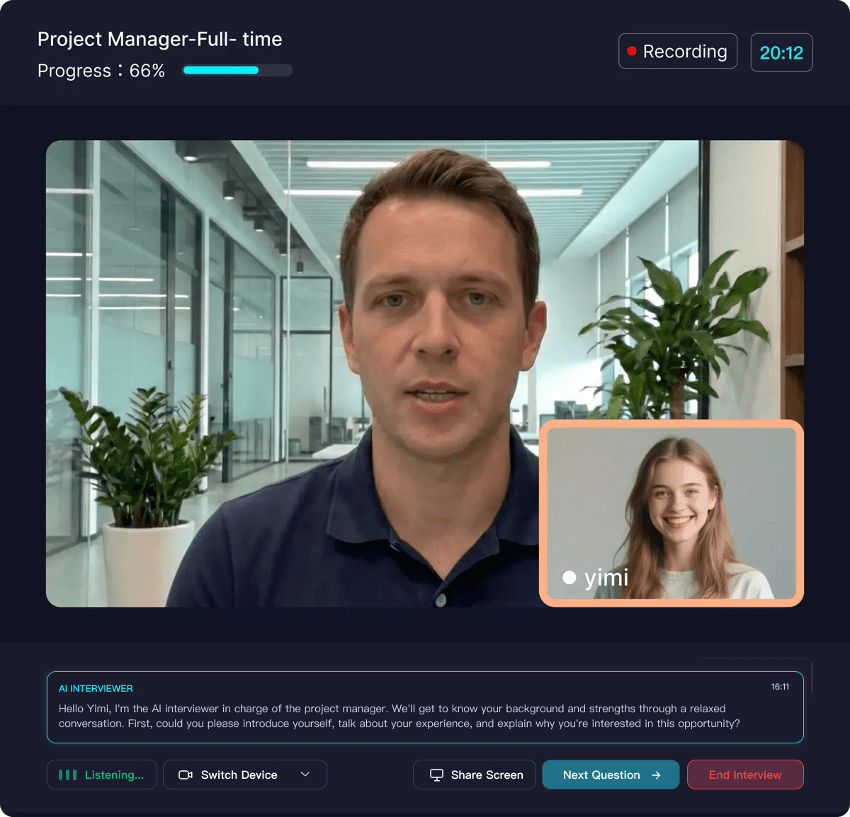 AI Intelligent Interviewer