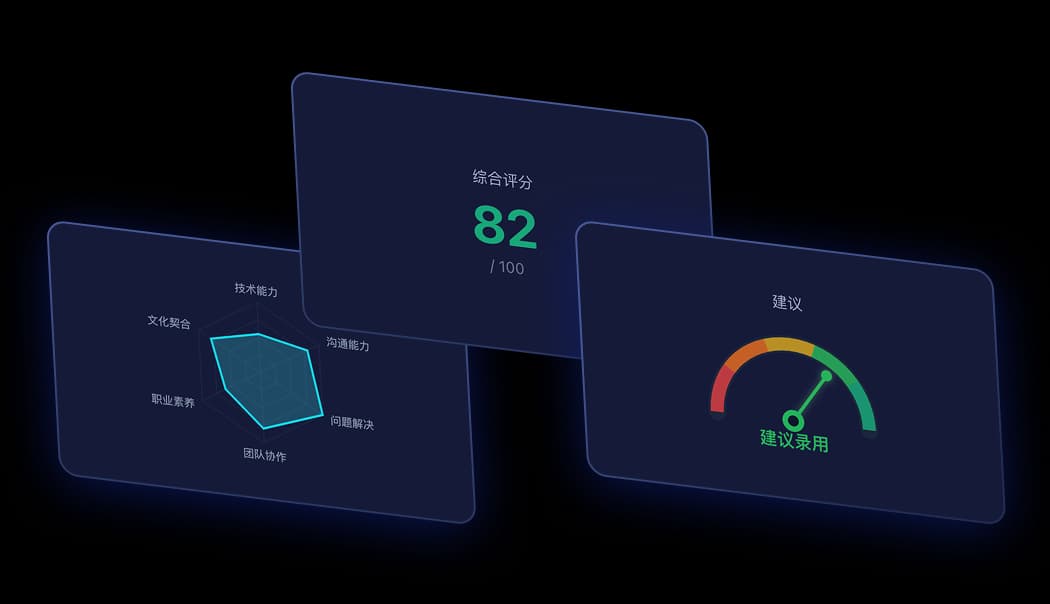 可直接用于招聘决策的评分板